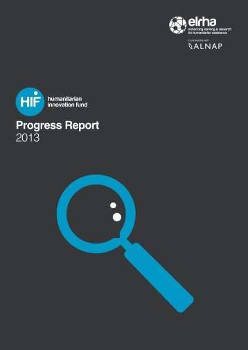 HIF Progress Report 2013