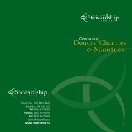 Corporate Brochure - Christian Stewardship Services