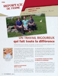 UN TRAVAIL RIGOUREUX qui fait toute la diffÃ©rence - Agri-MarchÃ©