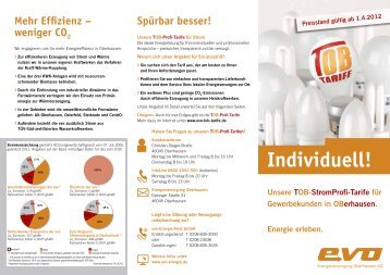 Individuell! - EVO Energieversorgung Oberhausen AG