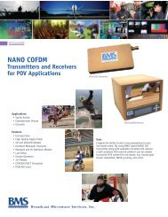 NANO COFDM - Broadcast Microwave Services