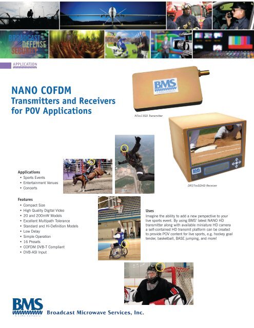 NANO COFDM - Broadcast Microwave Services