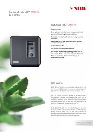 NIBE SMO 10 Leaflet