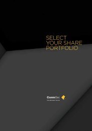 SELECT YOUR SHARE PORTFOLIO - CommSec