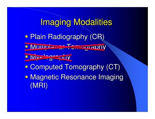 MRI Update in Spinal Trauma and Spinal Cord Injury