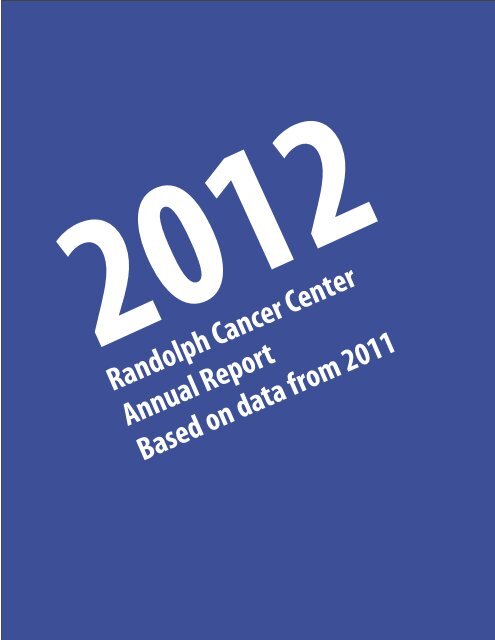 2012 Annual Report - Randolph Hospital