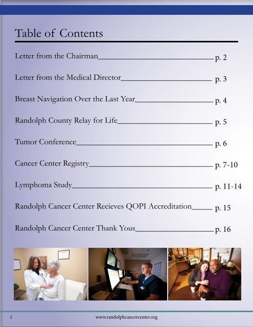 2012 Annual Report - Randolph Hospital