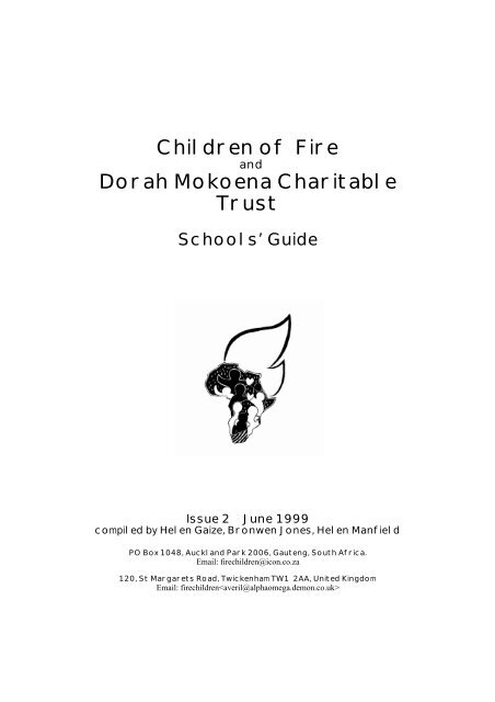 Children of Fire Dorah Mokoena Charitable Trust