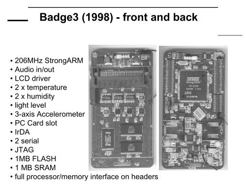 Personal Computing and Communication: It is more than just ...