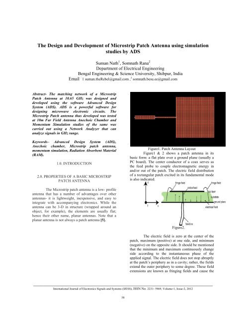 fringing field in microstrip patch antenna pdf