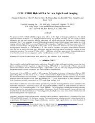 CCD / CMOS Hybrid FPA for Low Light Level Imaging - CiteSeerX