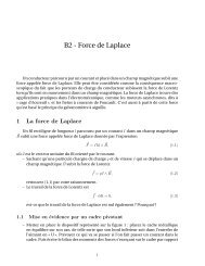 B2 - Force de Laplace - LMPT