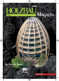 Baumturm Bayerischer Wald - Holzbau Magazin - Wiehag GmbH