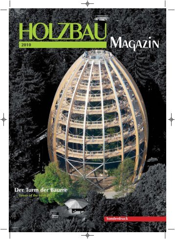 Baumturm Bayerischer Wald - Holzbau Magazin - Wiehag GmbH