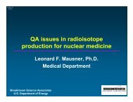 QA issues in radioisotope production for nuclear medicine