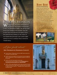 Frontier & Forts Brochure - Explore Franklin County | PA