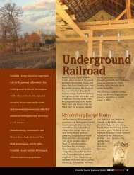 Underground Railroad Brochure - Explore Franklin County | PA