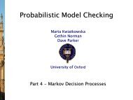 Markov Decision Processes - PRISM