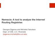 Nemecis: A tool to analyze the Internet Routing Registries