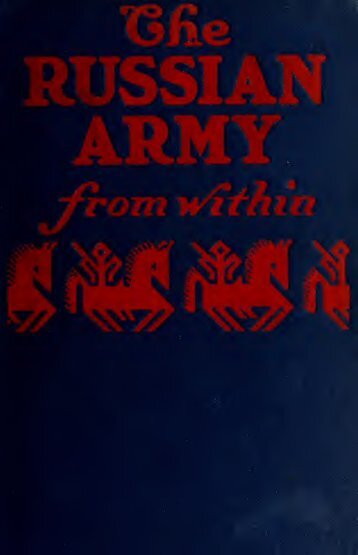 The Russian Army from within - Libreria Militare Ares