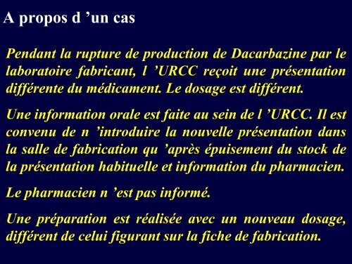 Erreurs mÃ©dicamenteuses et chimiothÃ©rapies anti ... - ADIPh