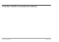 Inventari cientÃ­fic Universitat de ValÃ¨ncia