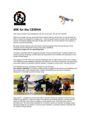 40K for the CEWHA June 06 07