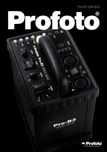 Profoto Pro-B3 1200 AirS - Goecker