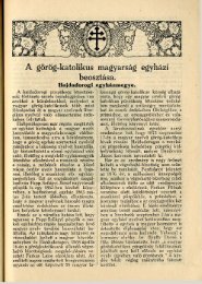 (+ adatok az USA-bÃ³l): 1934 - Byzantinohungarica - GÃ¶rÃ¶g Katolikus ...