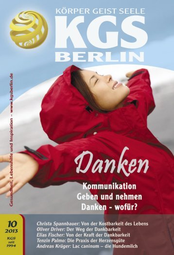 BERLIN - Veranstaltungskalender fÃ¼r KÃ¶rper Geist und Seele