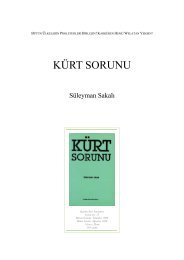 KÜRT SORUNU Süleyman Sakalı - türkiye komünist partisi