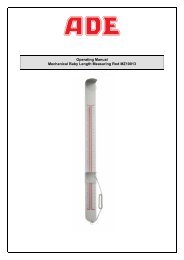 Operating Manual Mechanical Baby Length Measuring ... - Dencor