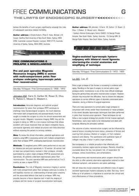 ENDOSCOPIC SLIDE Flyer - AGES