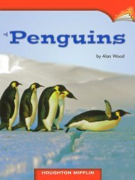 Lesson 21:Penguins