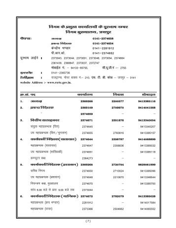 Year 2007-2008 - rsrtc