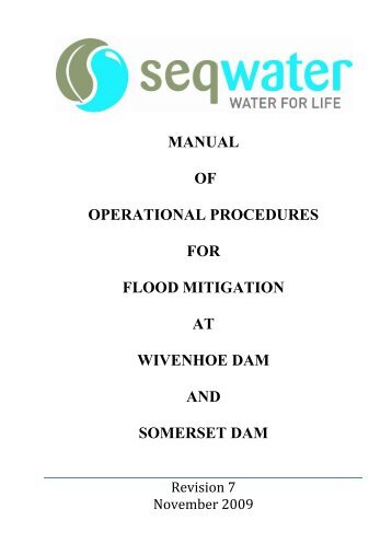 Manual of operational procedures for flood mitigation ... - News.com.au