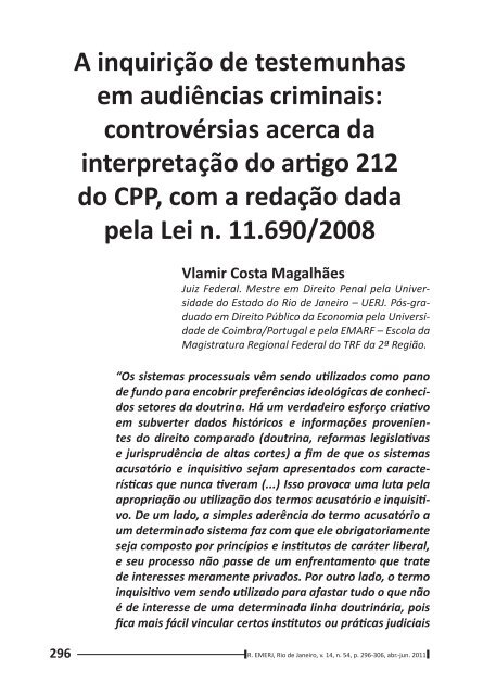 algumas caracterÃ­sticas Especiais do Processo Civil Sueco - Emerj