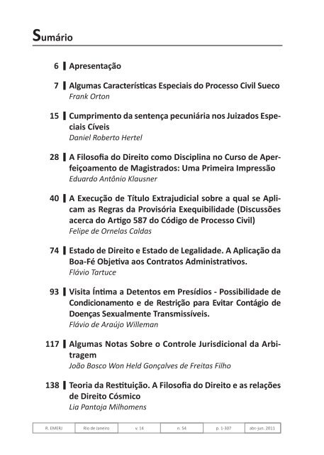 algumas caracterÃ­sticas Especiais do Processo Civil Sueco - Emerj