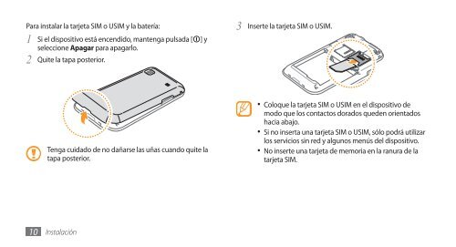 Samsung Galaxy S i9000 Manual de Usuario - Claro