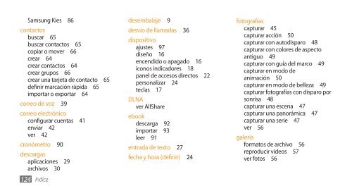 Samsung Galaxy S i9000 Manual de Usuario - Claro