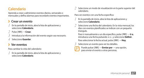 Samsung Galaxy S i9000 Manual de Usuario - Claro