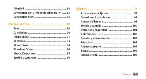 Samsung Galaxy S i9000 Manual de Usuario - Claro