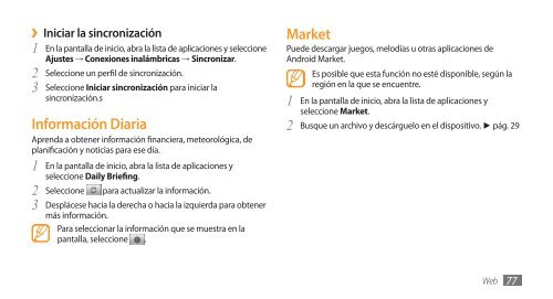 Samsung Galaxy S i9000 Manual de Usuario - Claro