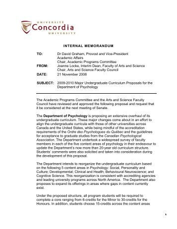 INTERNAL MEMORANDUM TO - Multiple Choices - Concordia ...