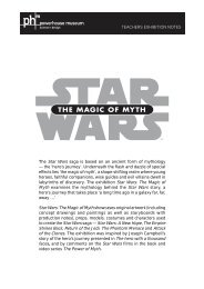 Star Wars: The Magic of Myth teachers notes - Powerhouse Museum