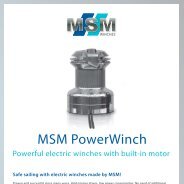 Safe sailing with electric winches made by MSM! - MSM Winches