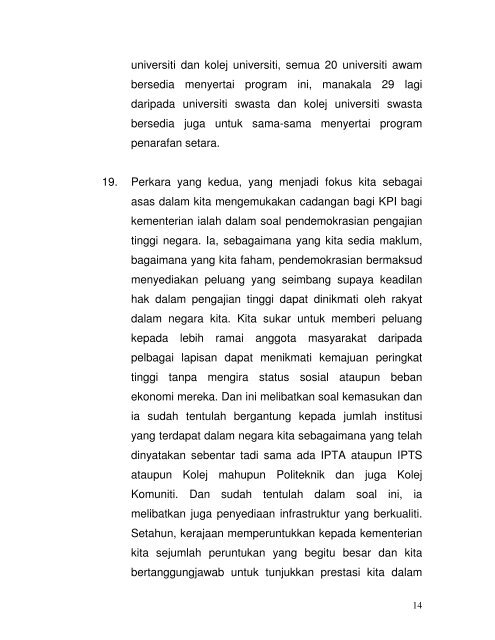 UCAPAN PERHIMPUNAN BULANAN KPT 5 MEI 2009 - Jabatan ...