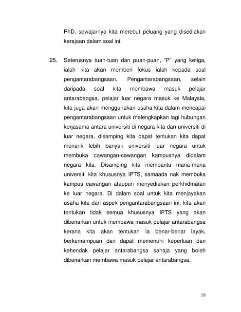 UCAPAN PERHIMPUNAN BULANAN KPT 5 MEI 2009 - Jabatan ...