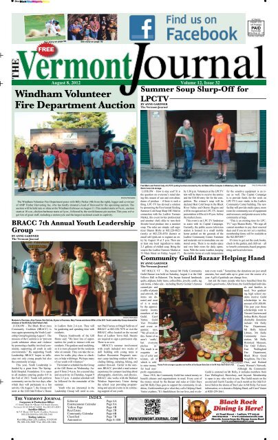 Windham Volunteer Fire Department Auction - The Vermont Journal