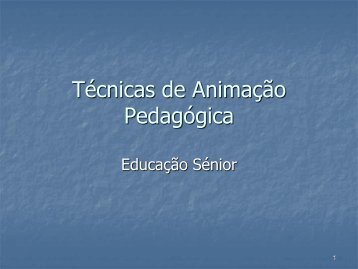 As necessidades educativas dos idosos